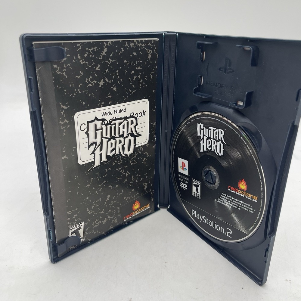 Guitar Hero (Sony PlayStation 2, 2006) Untested CIB Complete - Picture 4 of 6